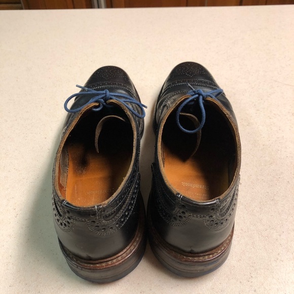 👁️SOLD 👁️Allen Edmonds Strandmok Cap Toe Oxford with Dainite Rubber Sole - Picture 4 of 7